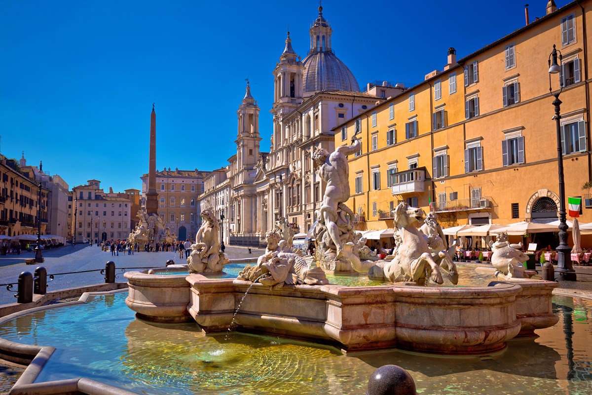 la fuente de Neptuno Piazza Navona