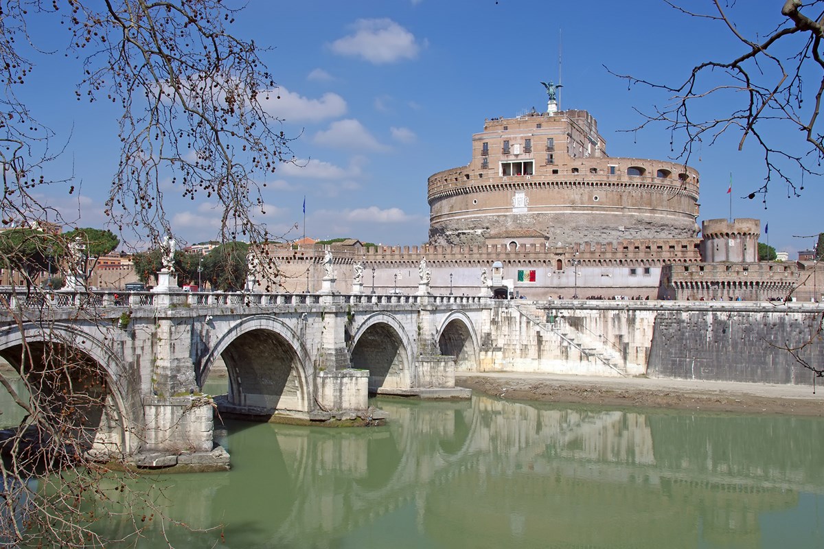 castel sant angelo y  puente angel